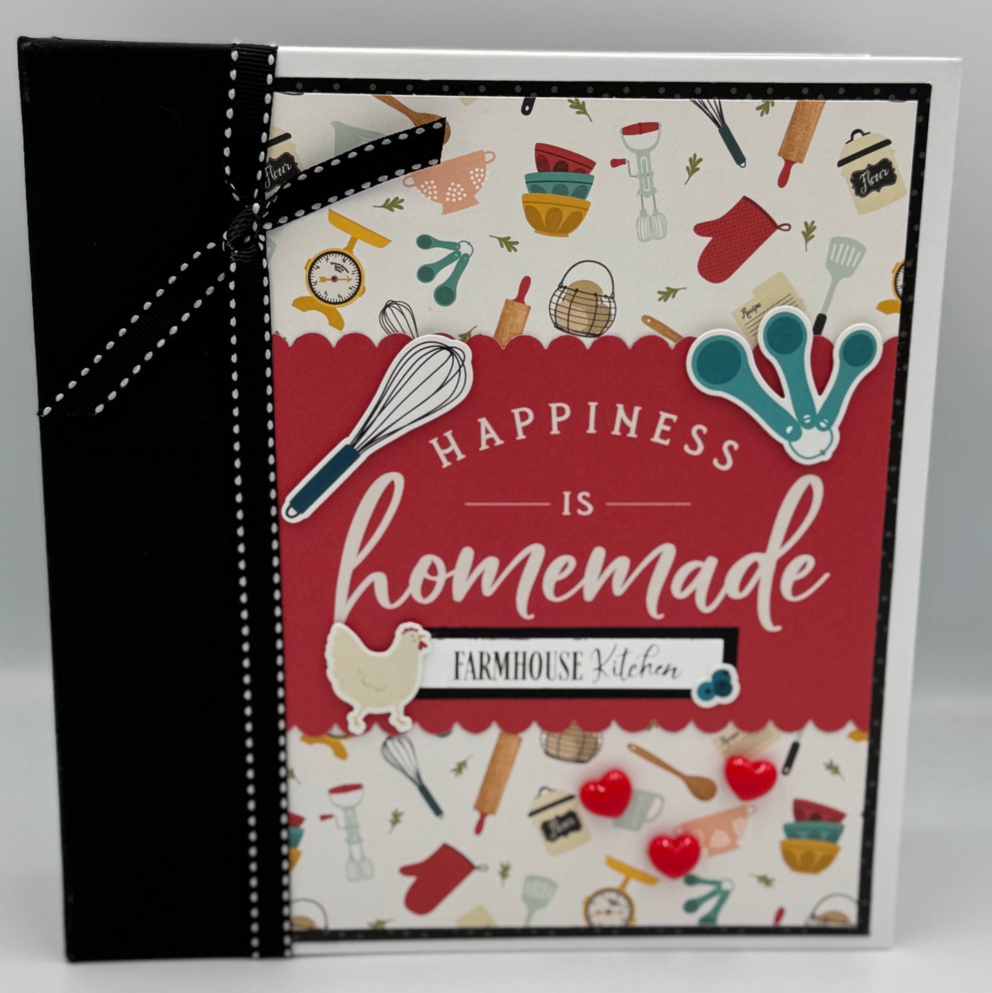 Farmhouse Kitchen-6X8 Scrapbook Photo Album (Pre-made)