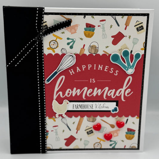 Farmhouse Kitchen-6X8 Scrapbook Photo Album (Pre-made)