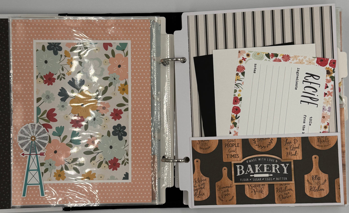Farmhouse Kitchen-6X8 Scrapbook Photo Album (Pre-made)