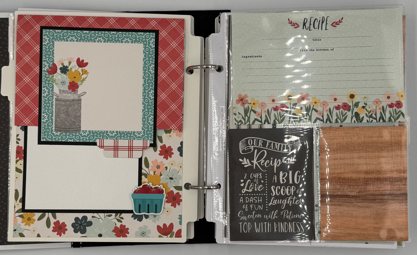 Farmhouse Kitchen-6X8 Scrapbook Photo Album (Pre-cut DIY)