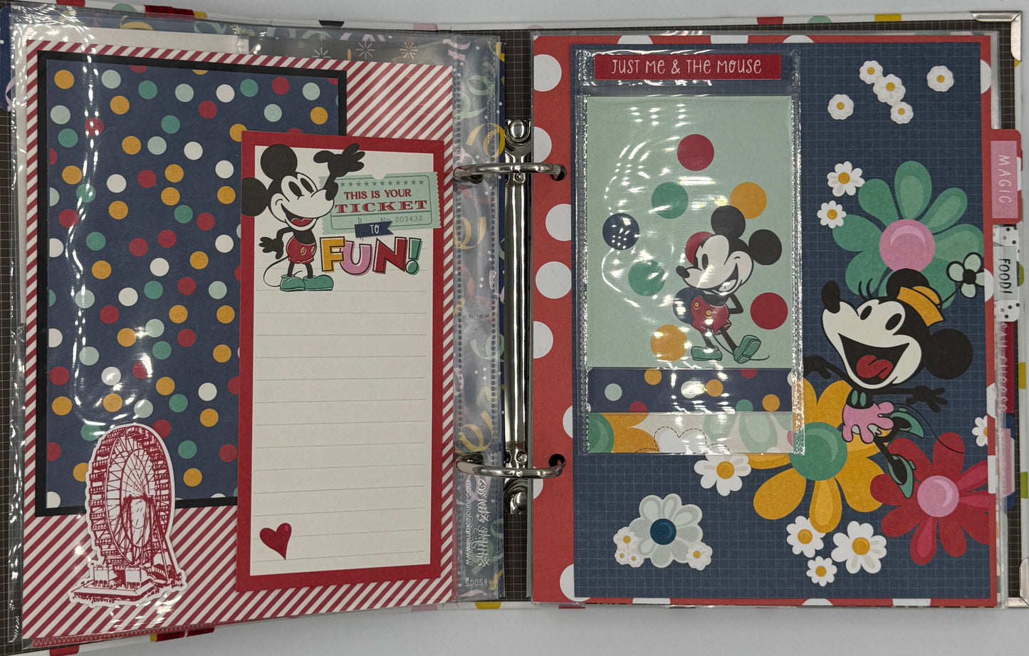 Disney-6X8 Scrapbook Photo Album (Pre-made)