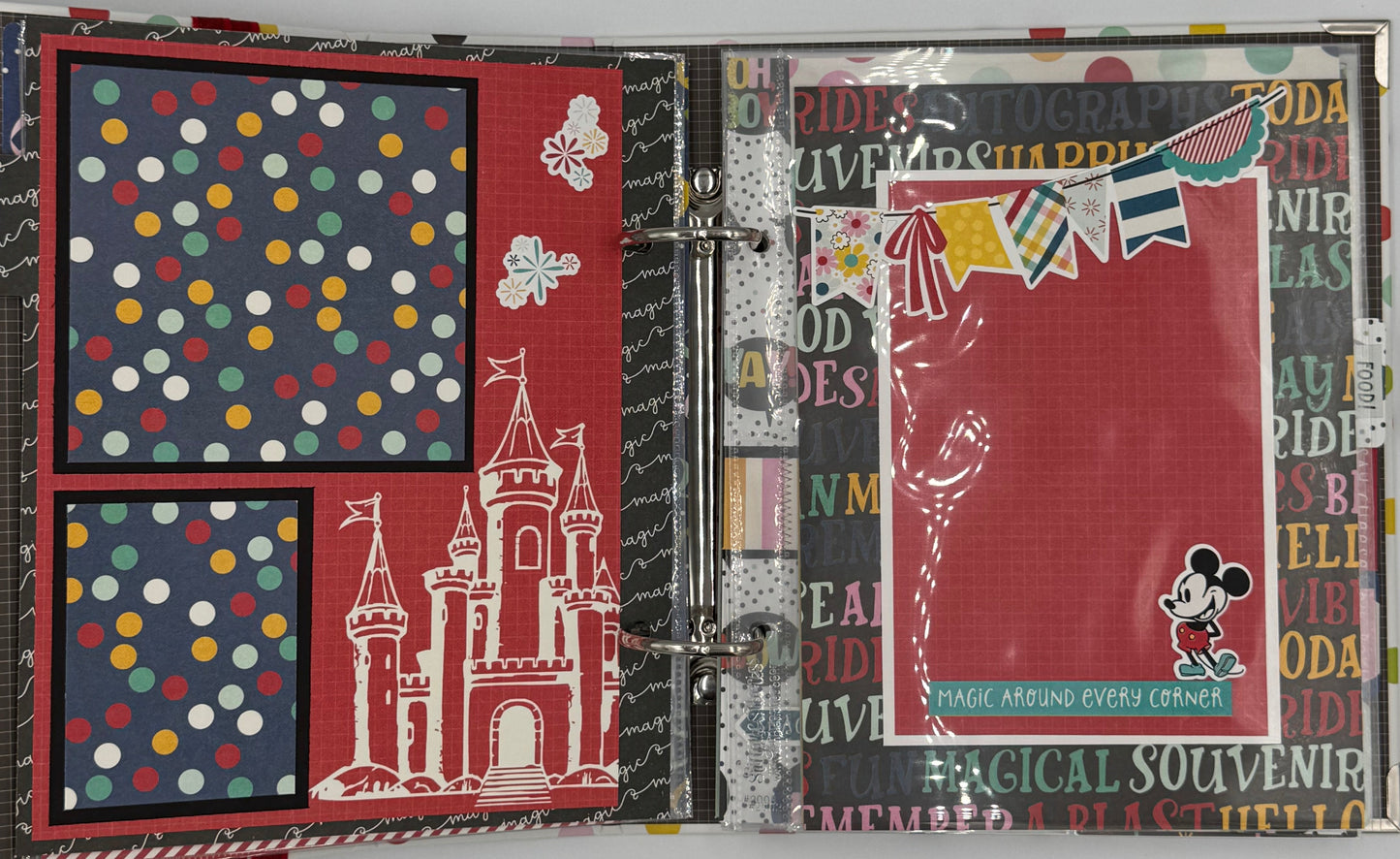 Disney-6X8 Scrapbook Photo Album (Pre-made)