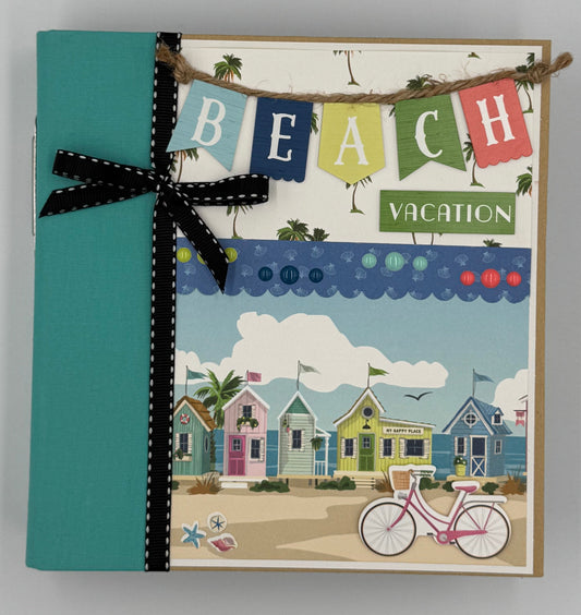 Beach Vacation-6X8 Scrapbook Photo Album (Pre-made)