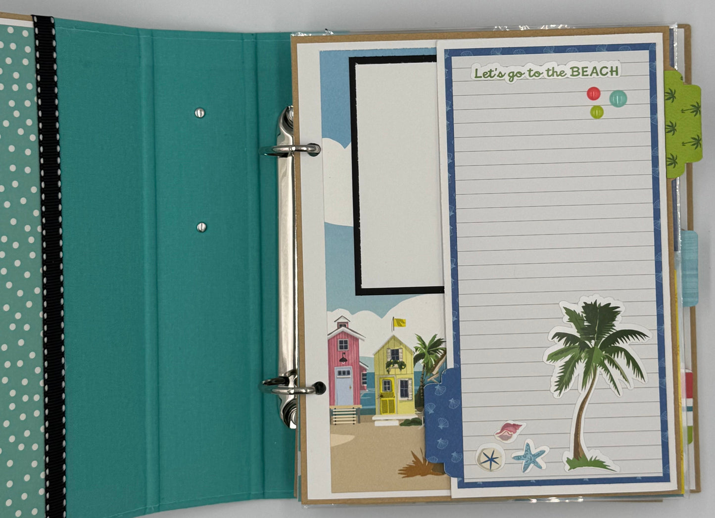 Beach Vacation-6X8 Scrapbook Photo Album (Pre-made)