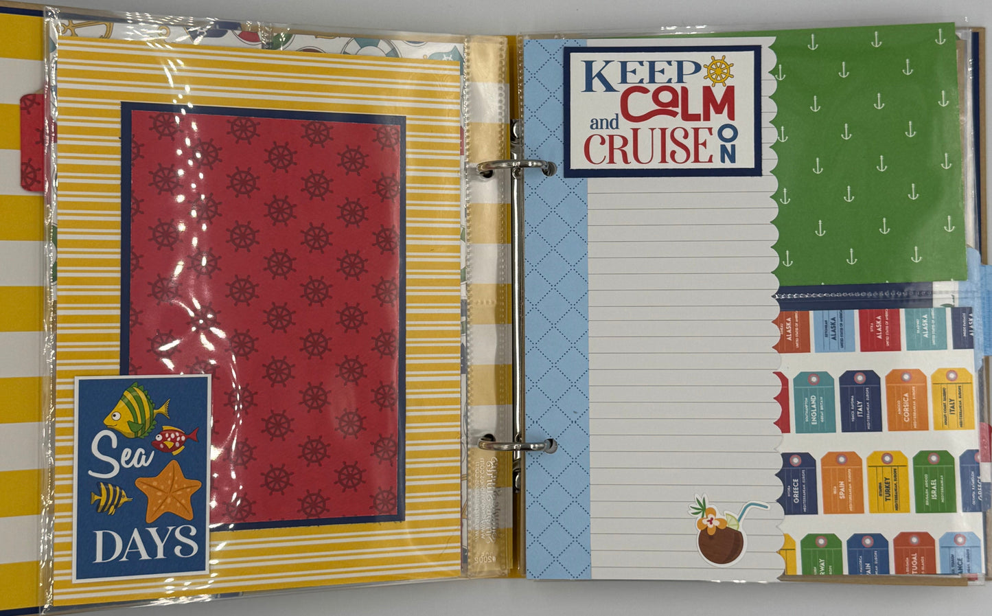 Cruise-6X8 Scrapbook Photo Album (Pre-made)