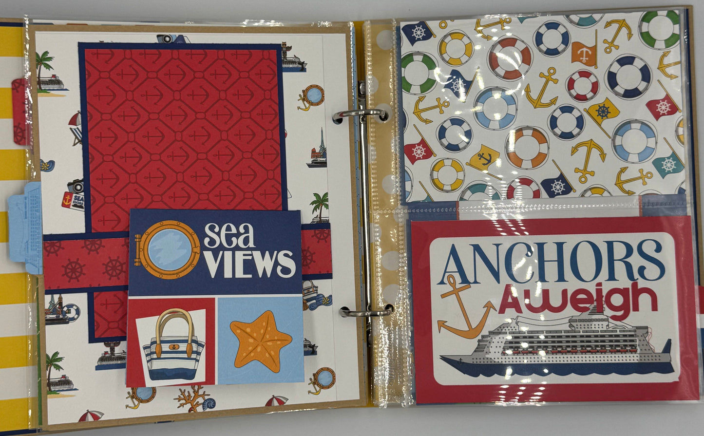 Cruise-6X8 Scrapbook Photo Album (Pre-made)