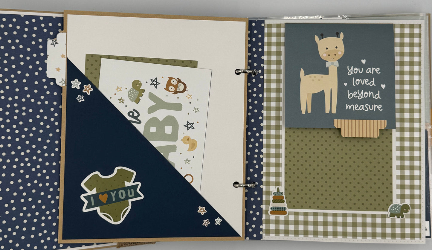 My Baby Boy-6X8 Scrapbook Photo Album (Pre-made)