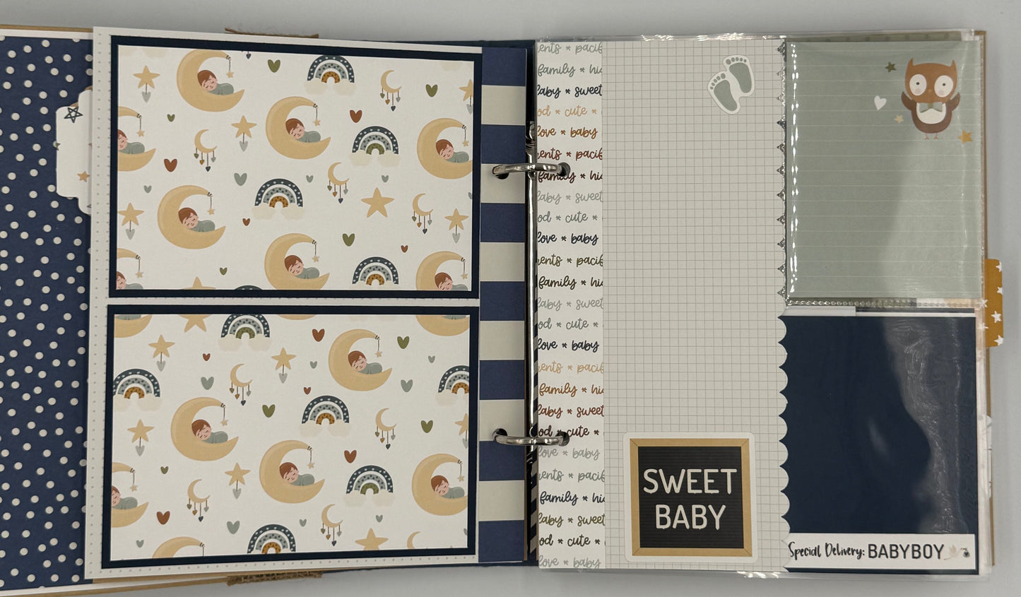 My Baby Boy-6X8 Scrapbook Photo Album (Pre-made)