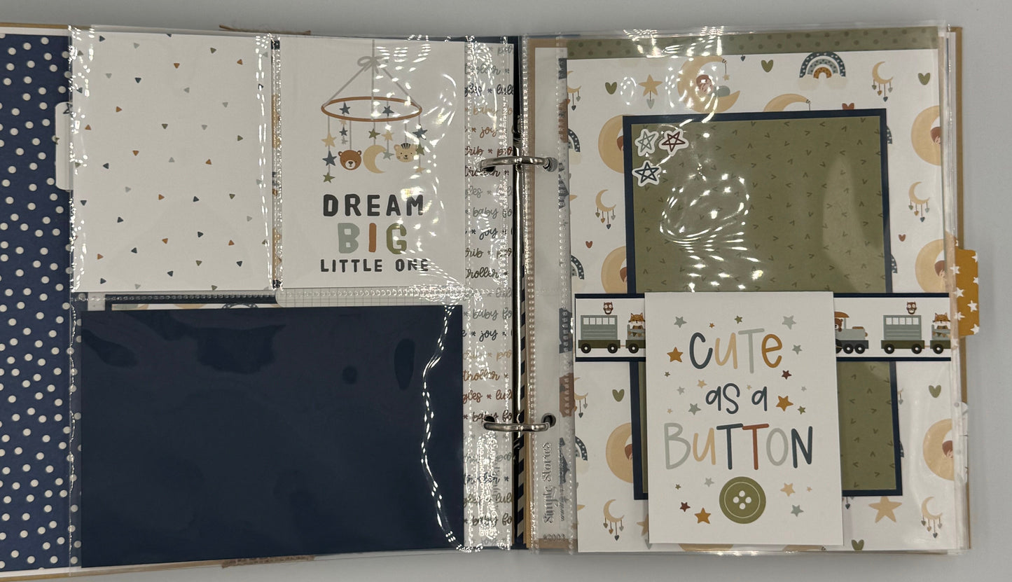 My Baby Boy-6X8 Scrapbook Photo Album (Pre-made)