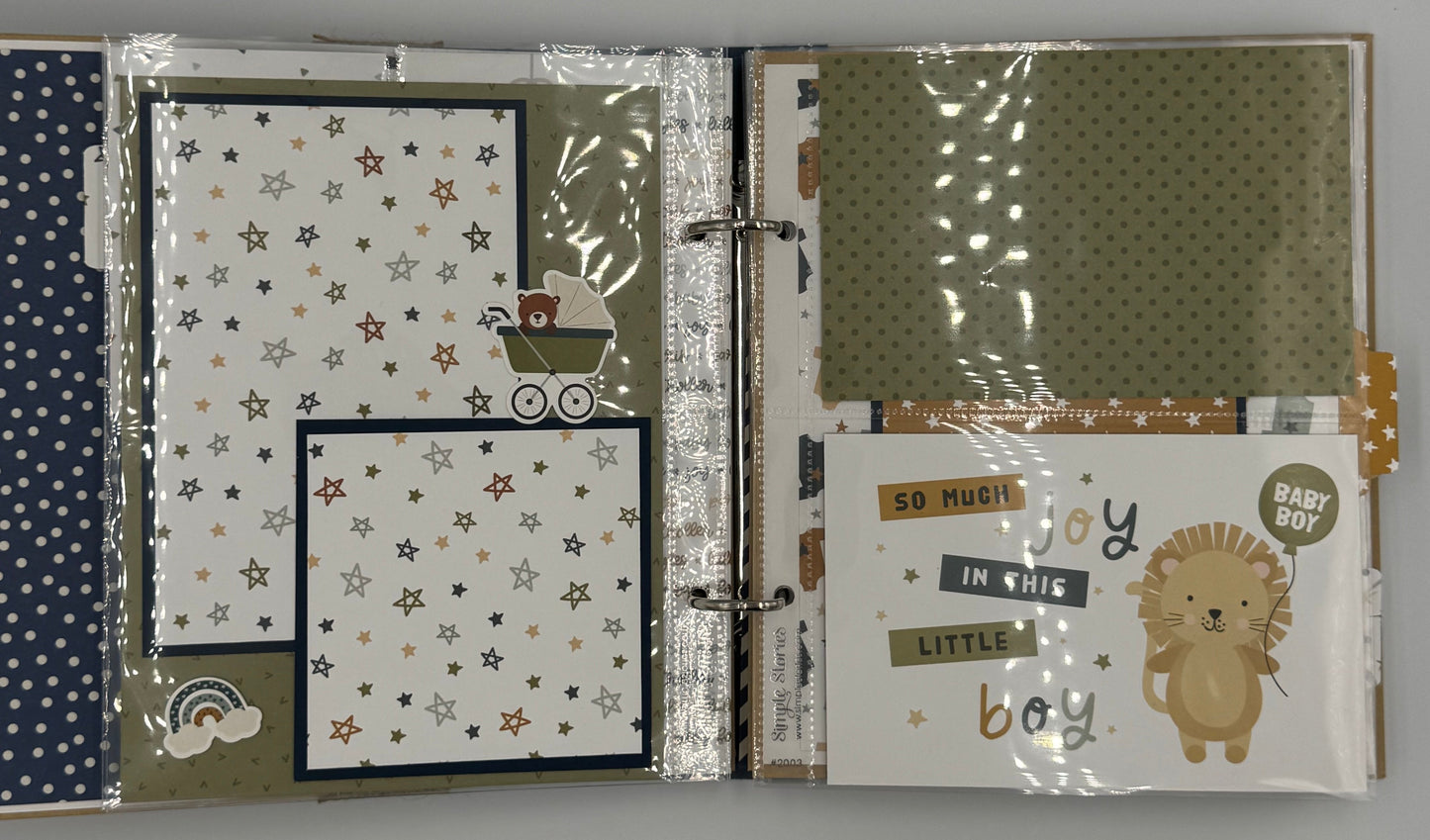 My Baby Boy-6X8 Scrapbook Photo Album (Pre-made)