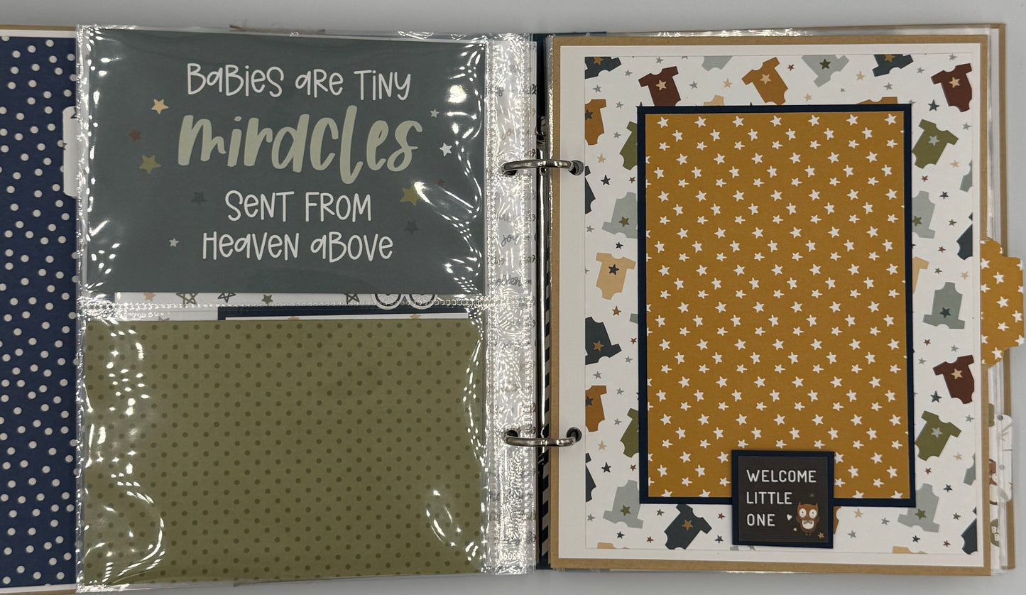 My Baby Boy-6X8 Scrapbook Photo Album (Pre-made)