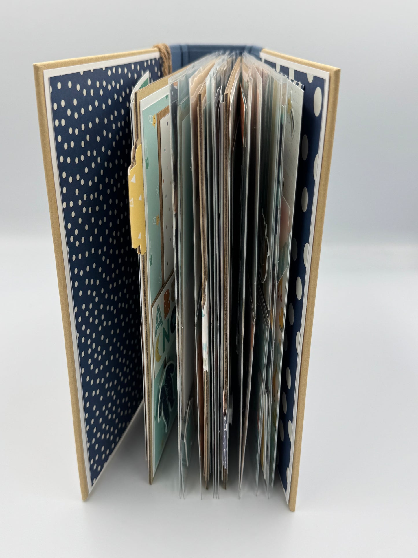 Hello Baby Boy-6X8 Scrapbook Photo Album (Pre-made)
