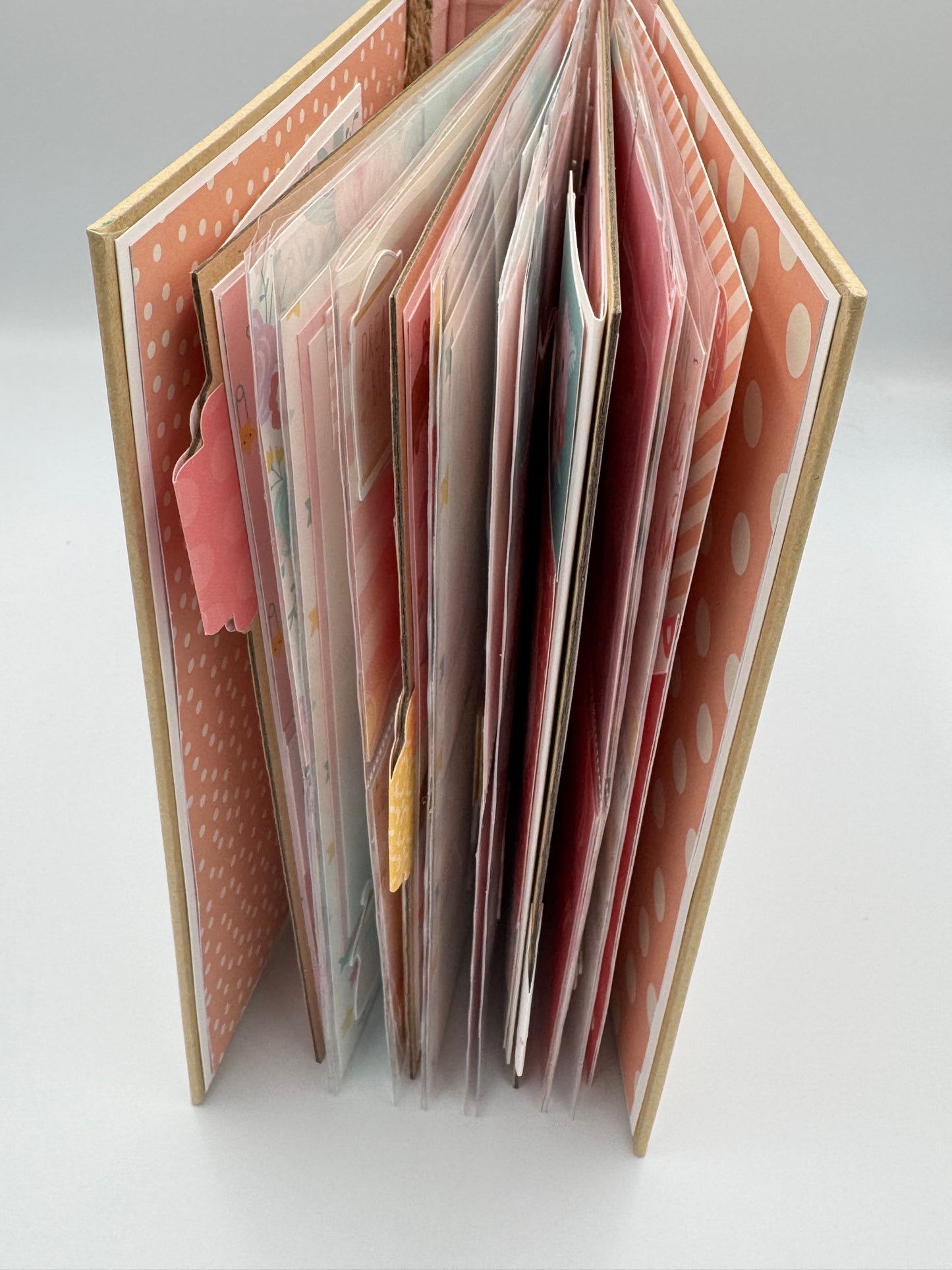 Hello Baby Girl-6X8 Scrapbook Photo Album (Pre-made)
