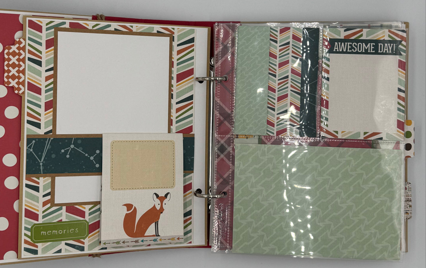Home Is Wherever I'm With You Camping-6X8 Scrapbook Photo Album (Pre-made)