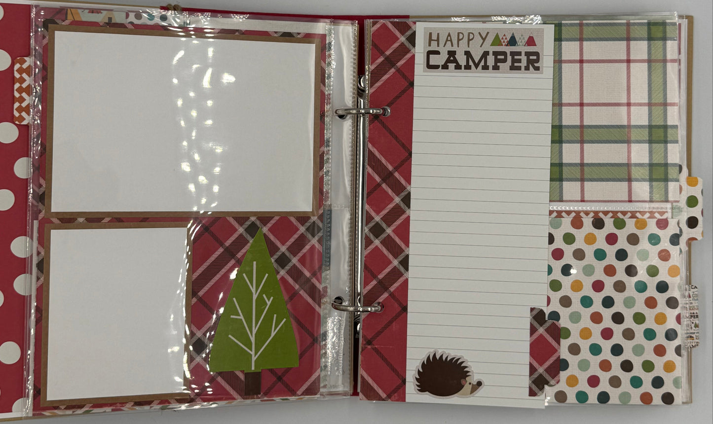 Home Is Wherever I'm With You Camping-6X8 Scrapbook Photo Album (Pre-made)