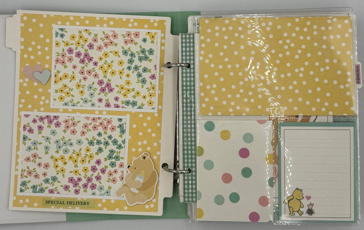 Welcome to the World-6X8 Scrapbook Baby Girl/Boy Photo Album (Pre-Made)