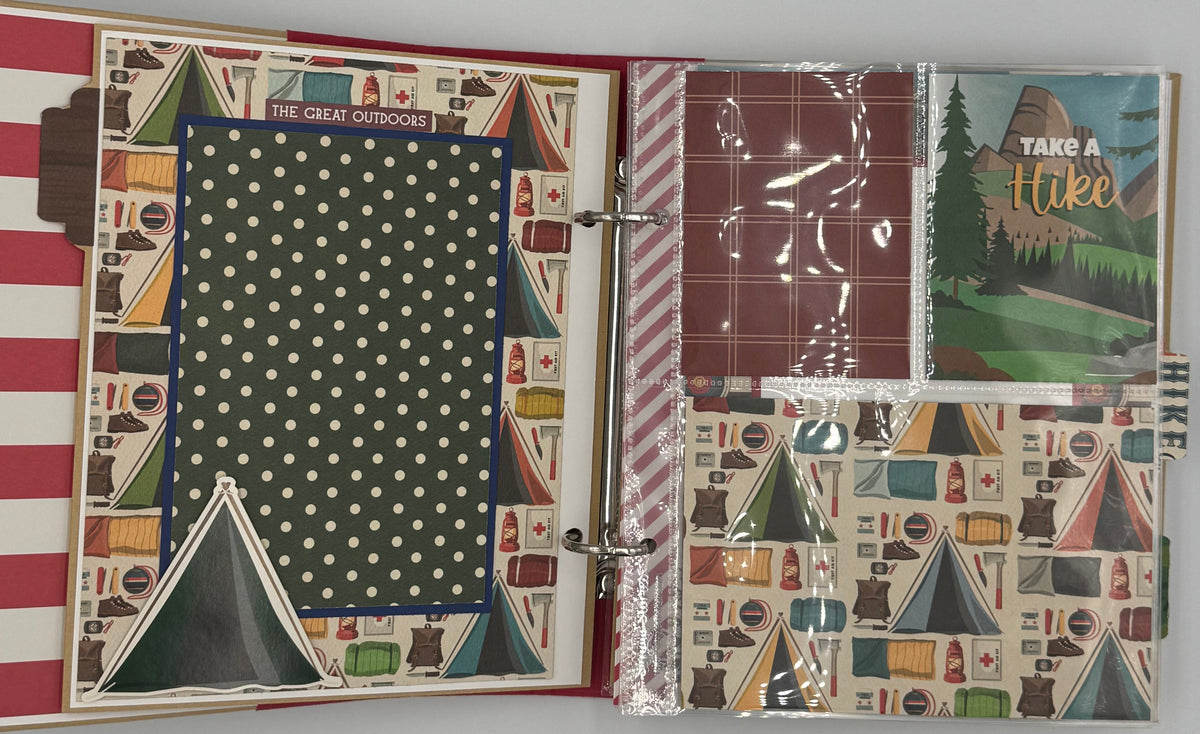 Summer Camp-6X8 Scrapbook Photo Album (Pre-Made)