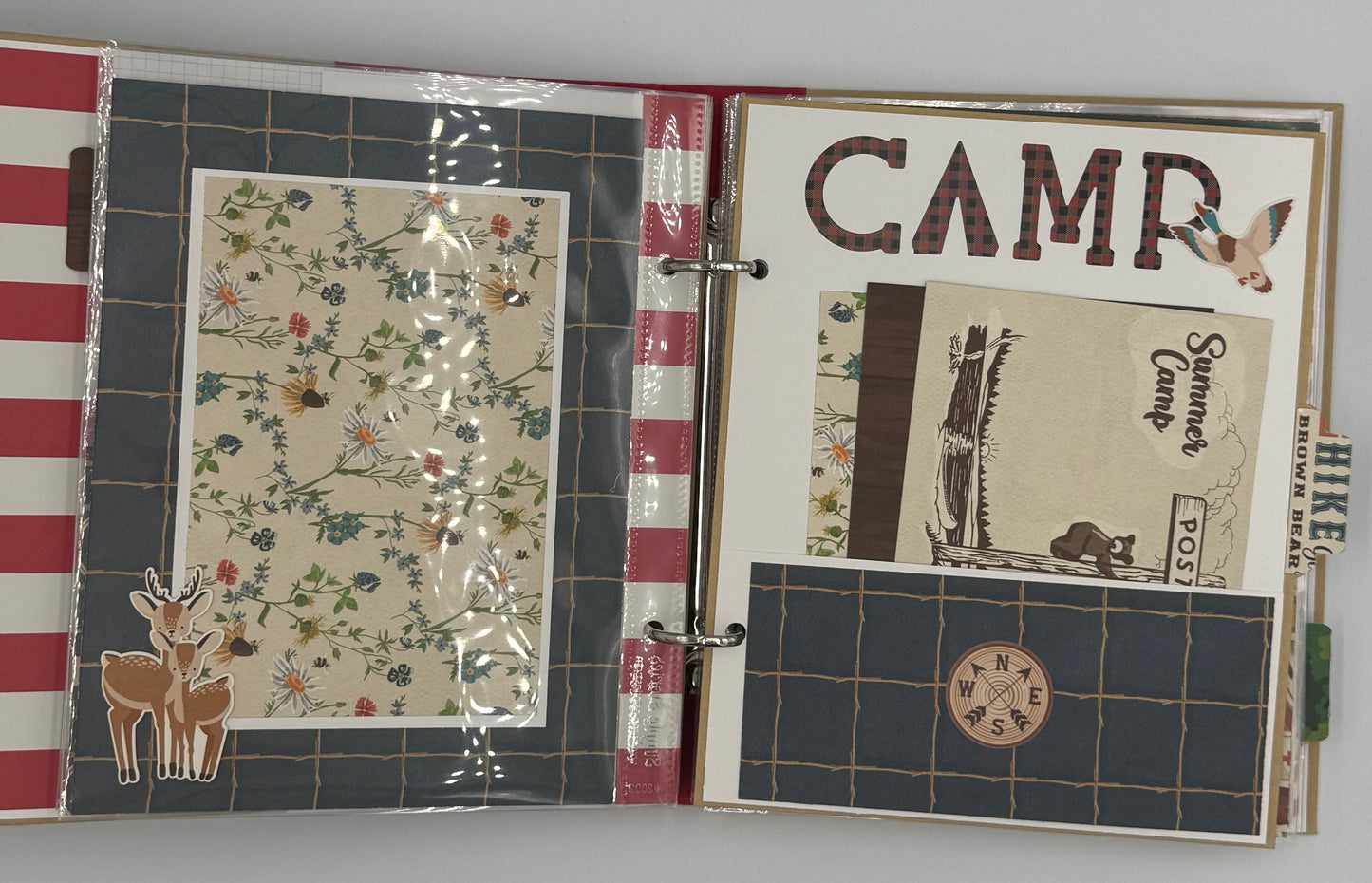 Summer Camp-6X8 Scrapbook Photo Album (Pre-Made)