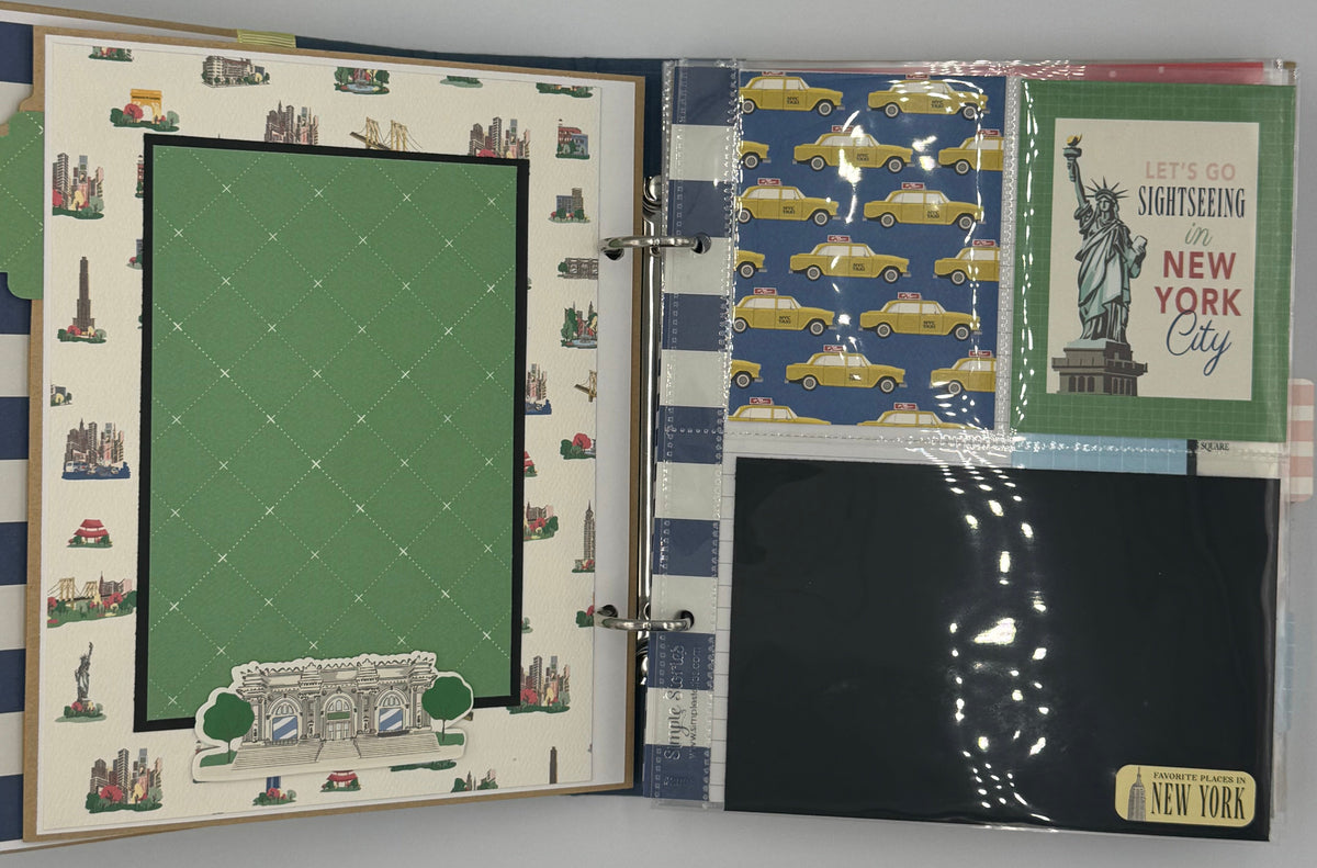 New York-6X8 Scrapbook Photo Album (Pre-made)
