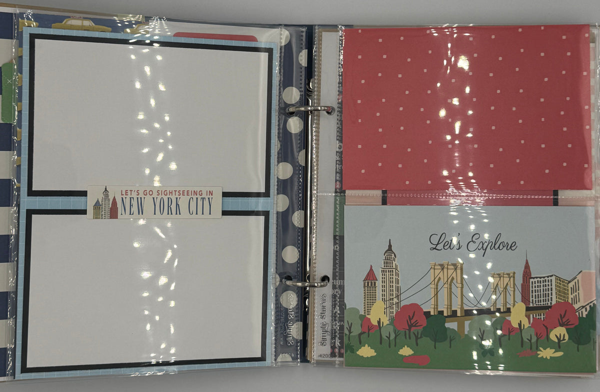 New York-6X8 Scrapbook Photo Album (Pre-made)
