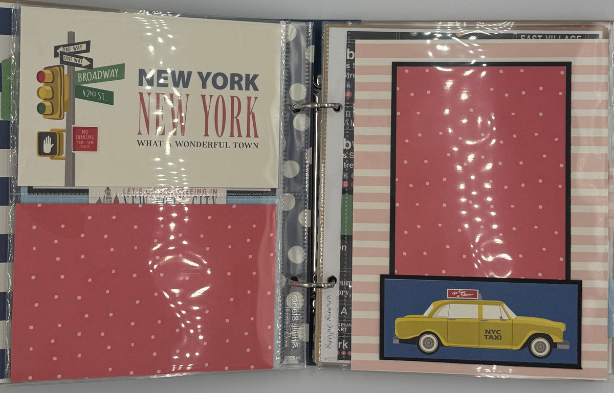New York-6X8 Scrapbook Photo Album (Pre-made)