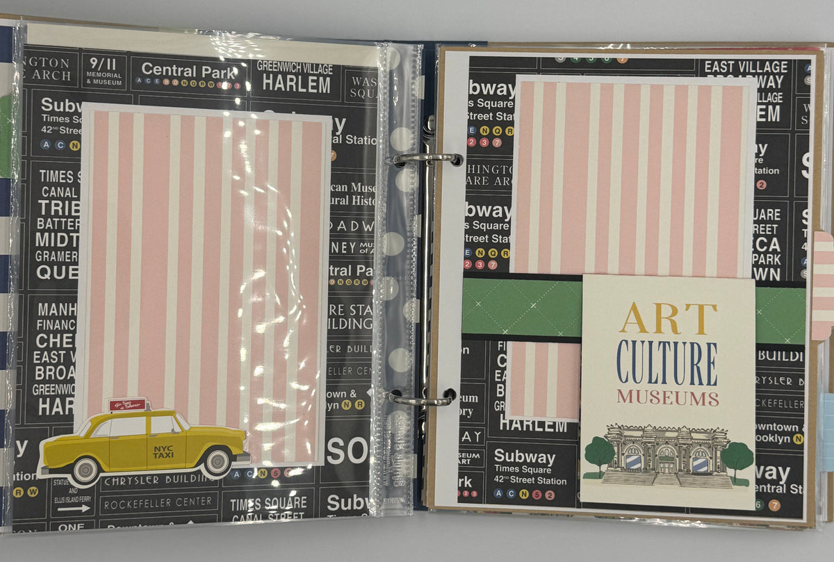 New York-6X8 Scrapbook Photo Album (Pre-made)