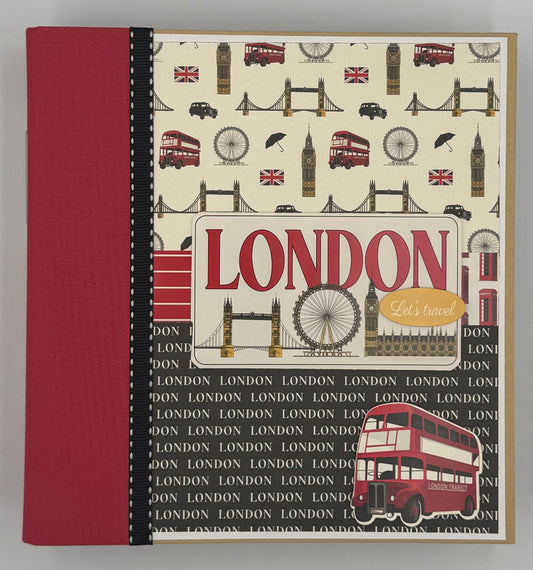 London Travel-6X8 Scrapbook Photo Album (Pre-Made)