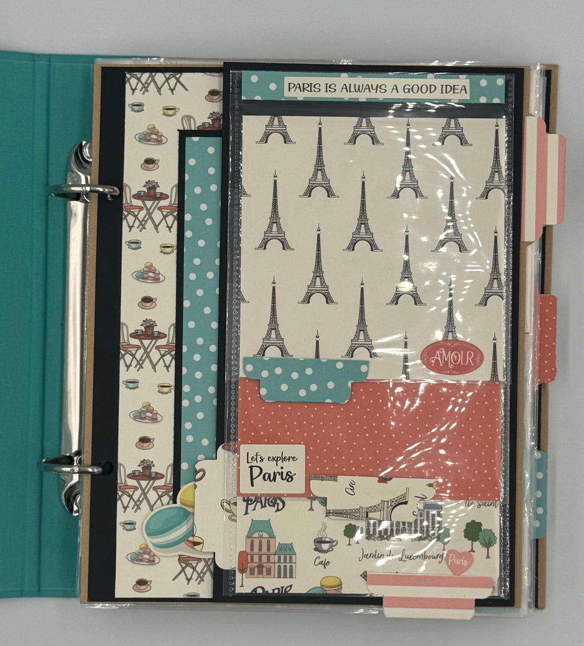 Paris-6X8 Scrapbook Photo Album (Pre-made)
