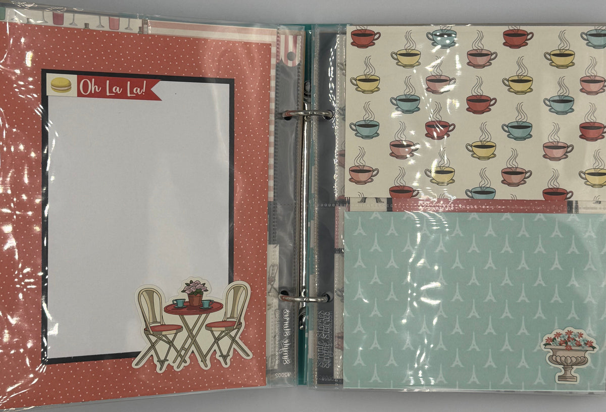 Paris-6X8 Scrapbook Photo Album (Pre-made)