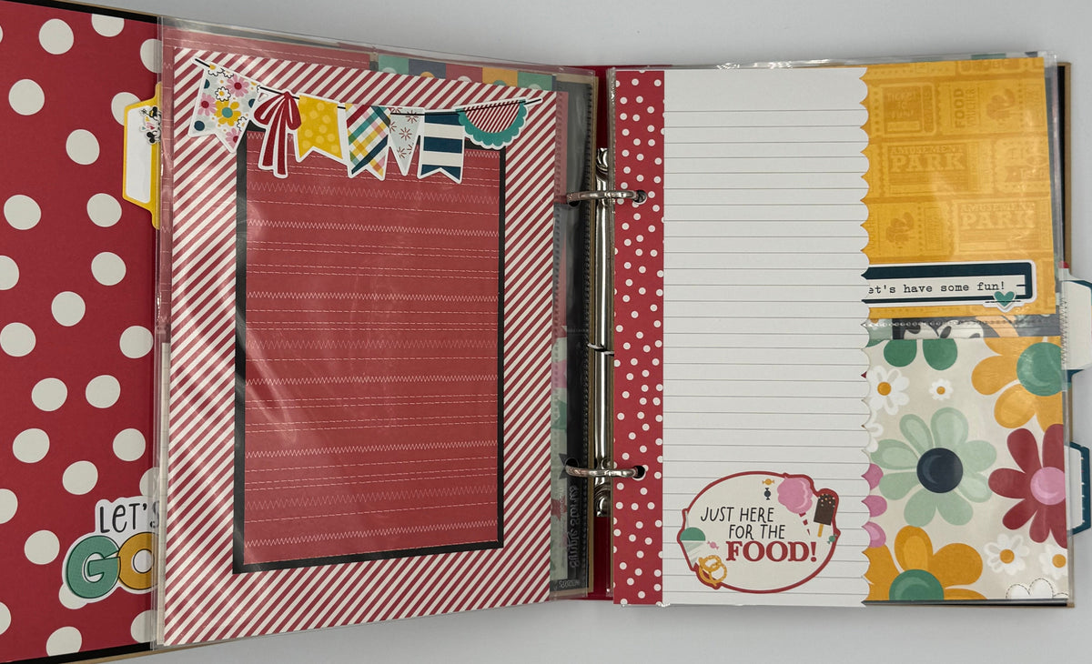 Disney Happy Place-6X8 Scrapbook Photo Album (Pre-made)