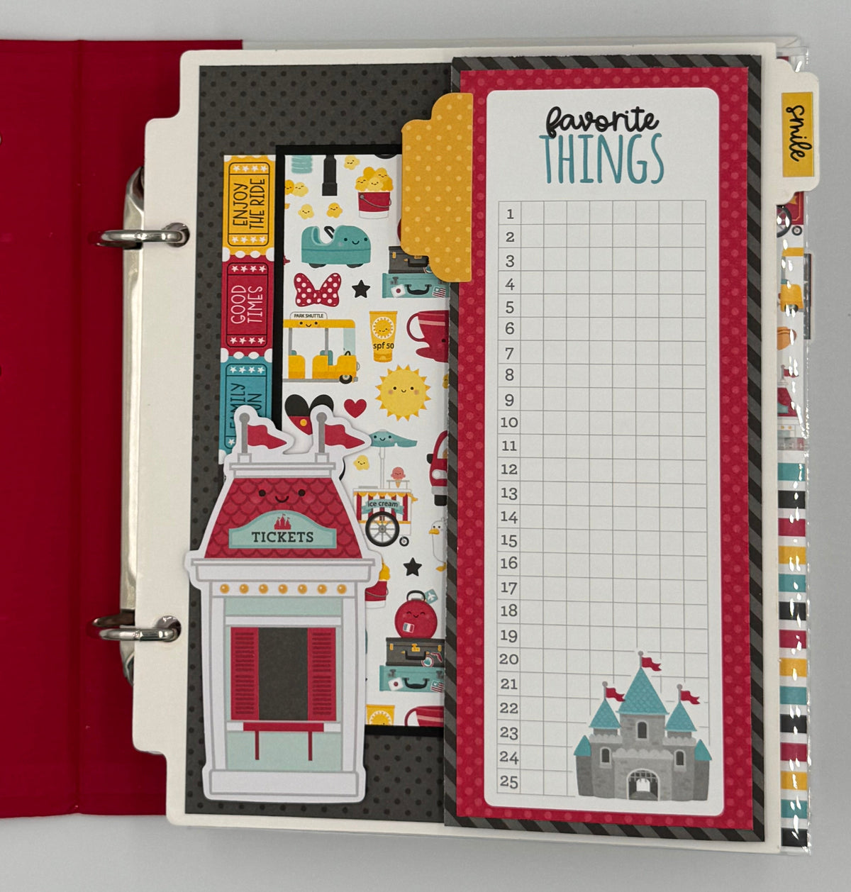 Disney Magic Vacation-6X8 Scrapbooking Photo Album (Pre-made)