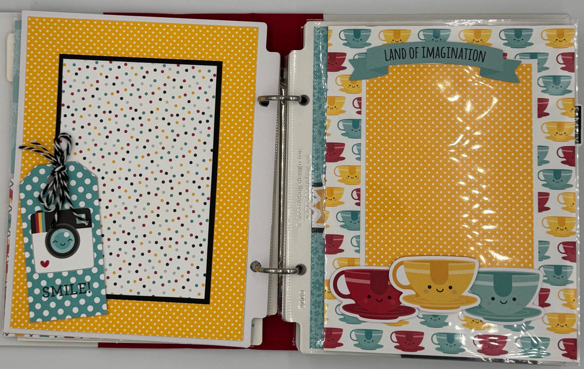 Disney Magic Vacation-6X8 Scrapbooking Photo Album (Pre-made)