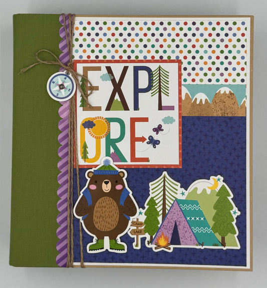 Explore-6X8 Scrapbooking Photo Album (Pre-made)