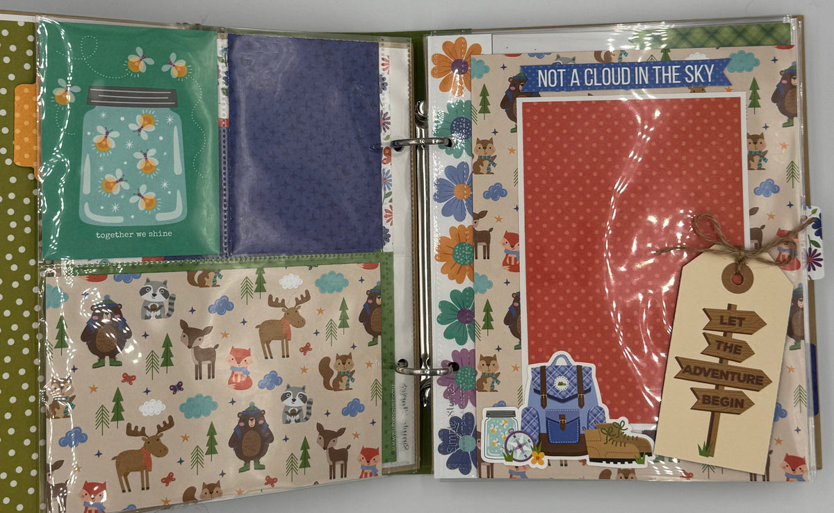 Explore-6X8 Scrapbooking Photo Album (Pre-made)