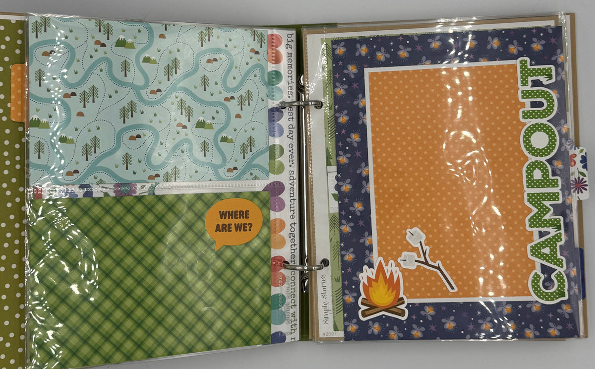 Explore-6X8 Scrapbooking Photo Album (Pre-made)