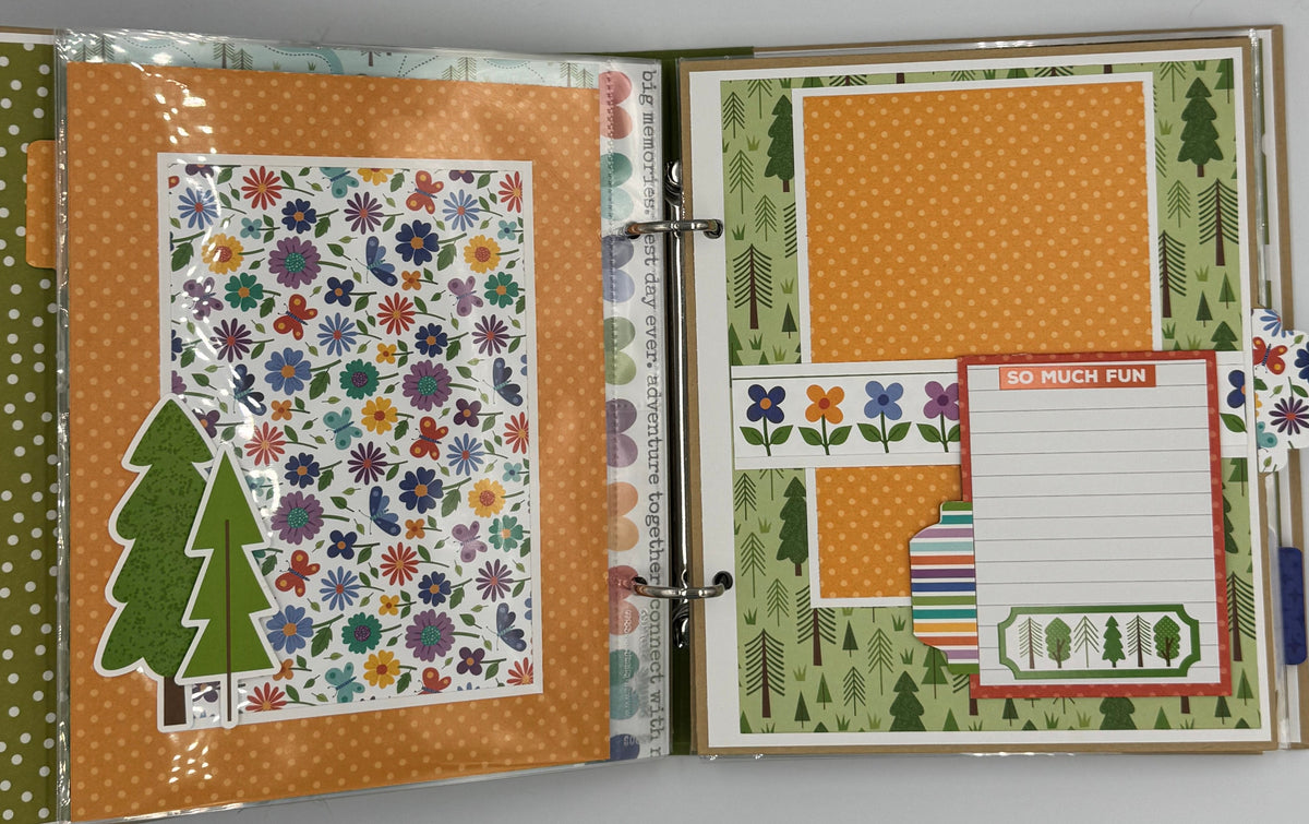 Explore-6X8 Scrapbooking Photo Album (Pre-made)