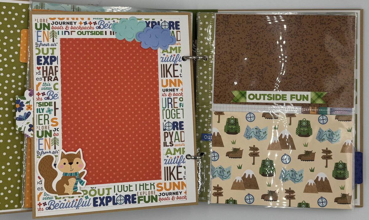 Explore-6X8 Scrapbooking Photo Album (Pre-made)
