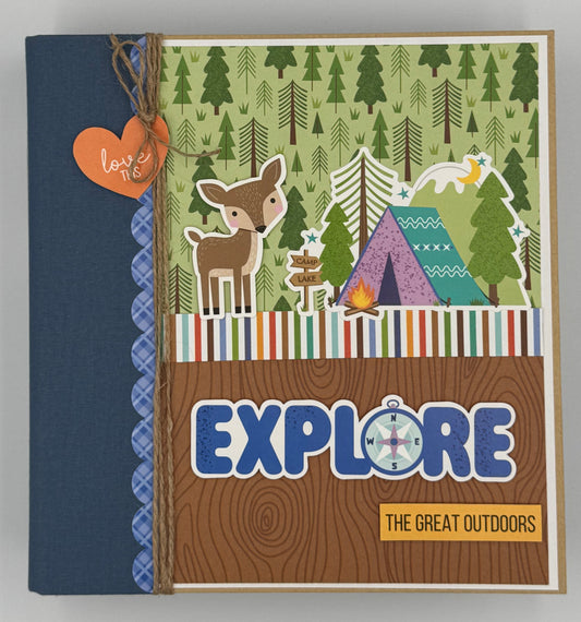 The Great Outdoors-6X8 Scrapbooking Photo Album (Pre-made)