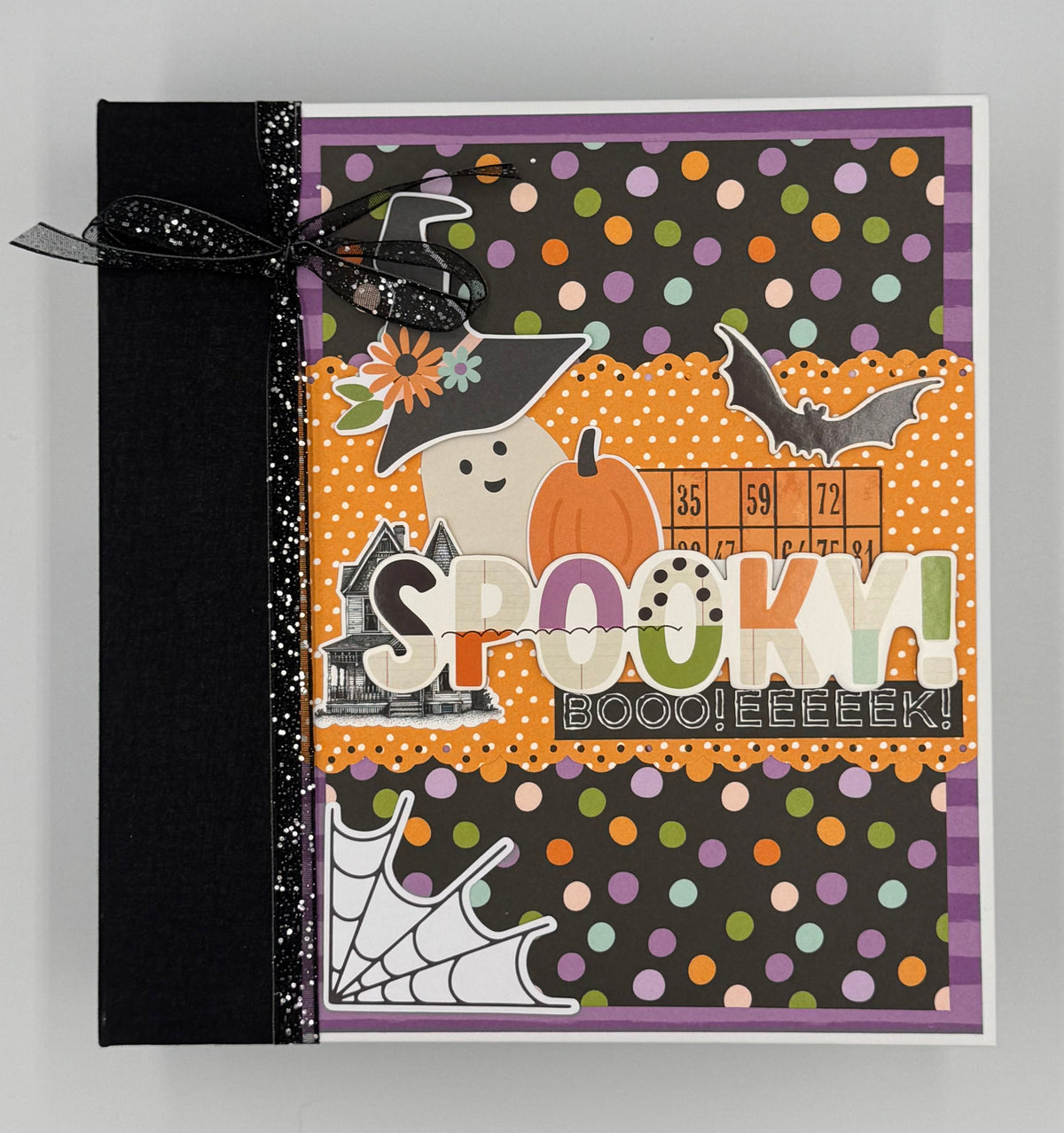 Halloween Spooky-6X8 Scrapbooking Photo Album (Pre-made)