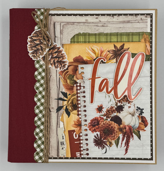 Fall-6X8 Scrapbooking Photo Album (Pre-made)