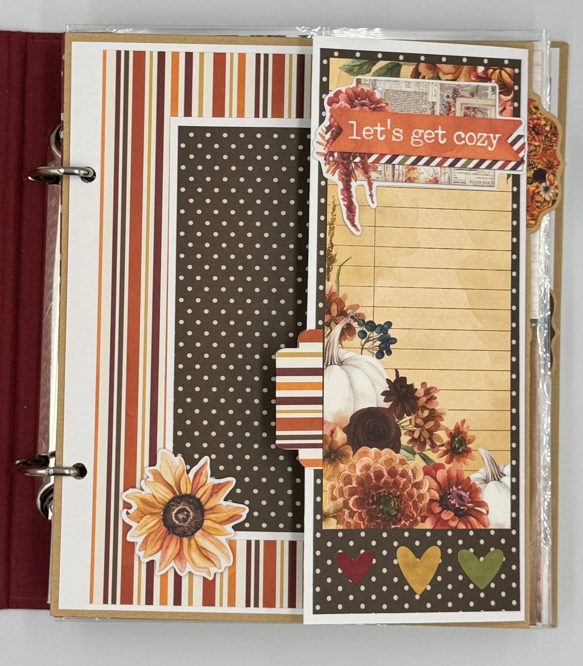 Fall-6X8 Scrapbooking Photo Album (Pre-made)