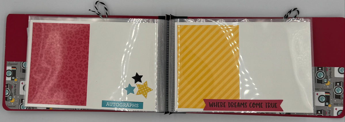 Disney Autograph-4X6 Scrapbook Photo Album (Pre-made)