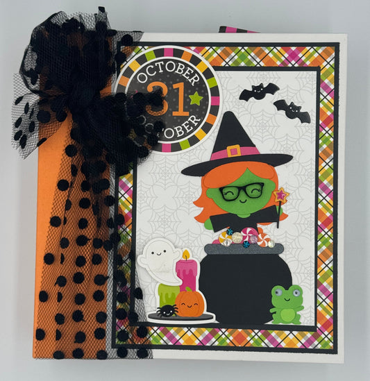 Halloween-6X8 Scrapbook Photo Album (Pre-made)
