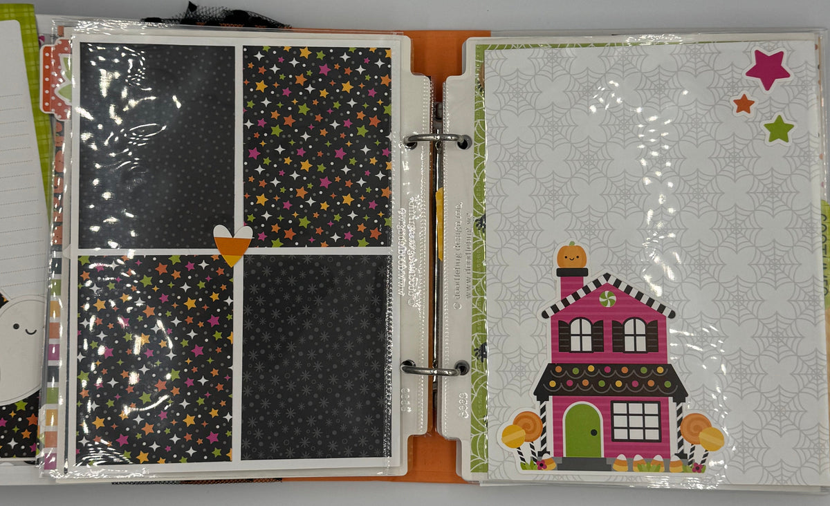 Halloween-6X8 Scrapbook Photo Album (Pre-made)