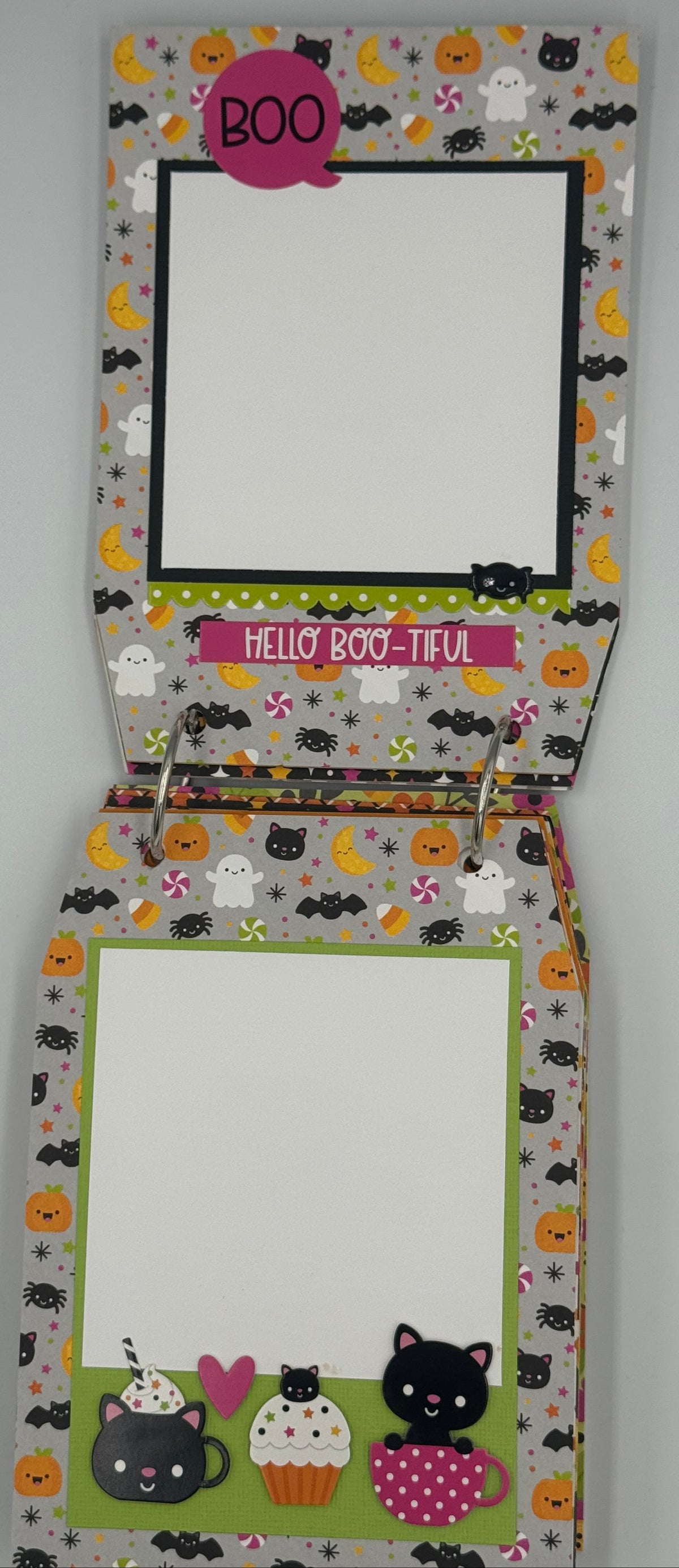 Halloween-5X7 Scrapbook Photo Chipboard Album (Pre-Made)