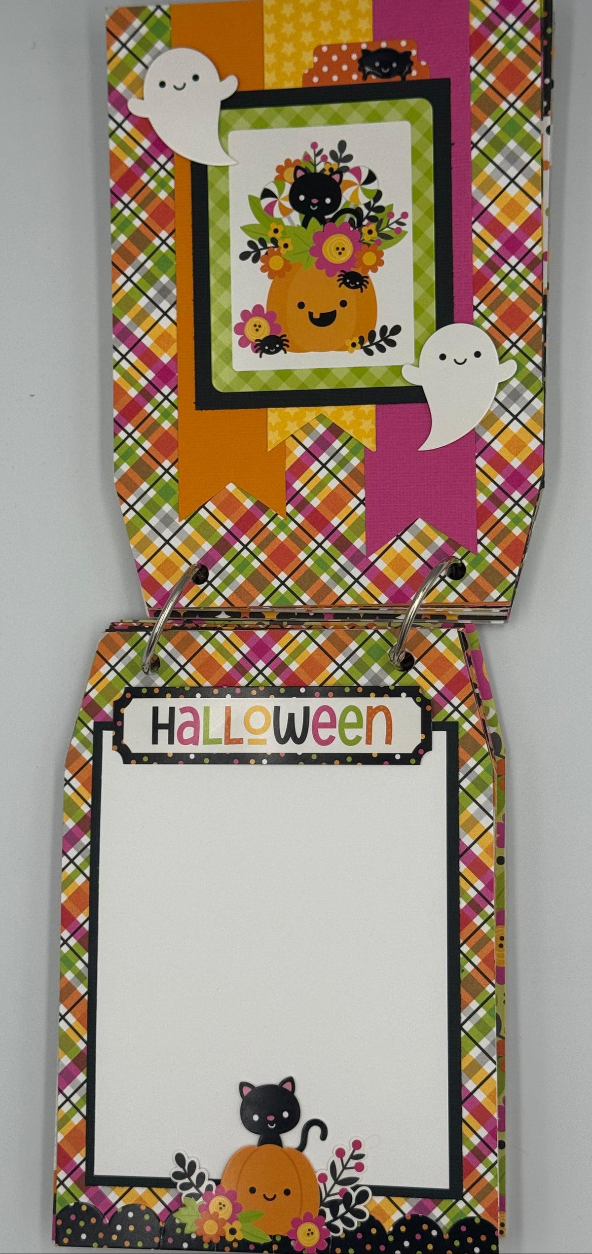 Halloween-5X7 Scrapbook Photo Chipboard Album (Pre-Made)
