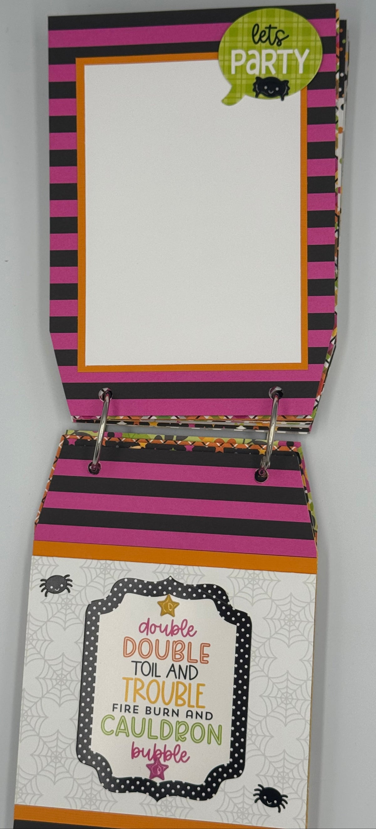 Halloween-5X7 Scrapbook Photo Chipboard Album (Pre-Made)