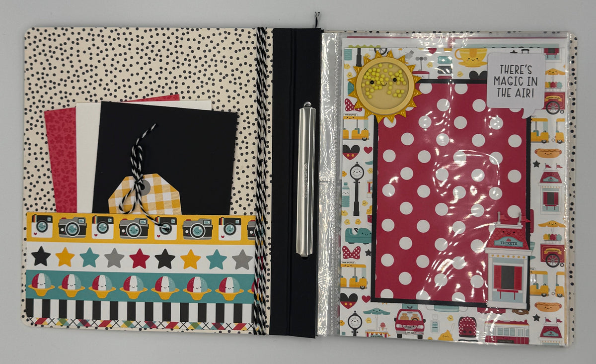 Disney Flipbook-6X8 Scrapbook Photo Album (Pre-made)