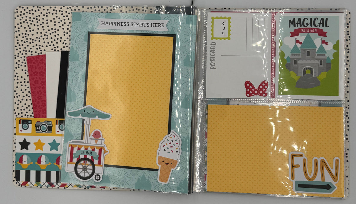 Disney Flipbook-6X8 Scrapbook Photo Album (Pre-made)